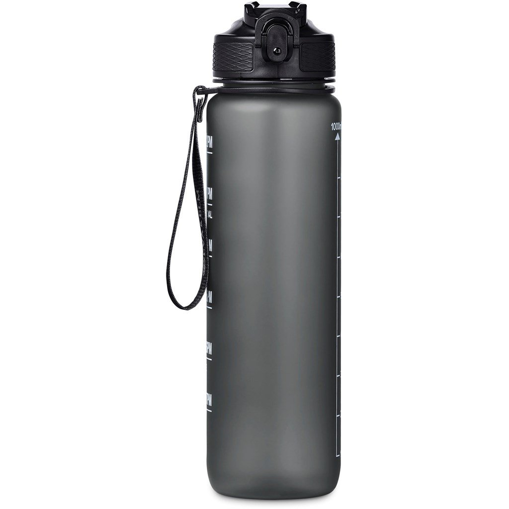 Neptune Plastic Water Bottle - 1 Litre BLACK - Bottles,Ideas for Fitness,Drinkware