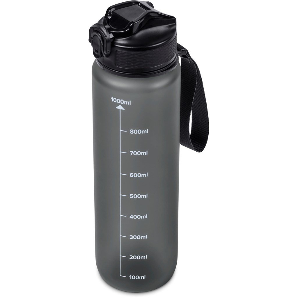 Neptune Plastic Water Bottle - 1 Litre BLACK - Bottles,Ideas for Fitness,Drinkware