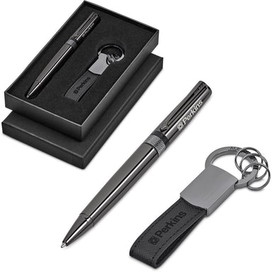 Nilsson Gift Set GUN METAL - Writing Instruments,Alex Varga Premium Sets,Executive Sets