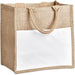 Nuri Sublimated Pocket Jute Tote NATURAL - Eco-Friendly Bags,Shoppers and Totes,Jute Products,Bags,Custom Shopper Bags,Custom Bags