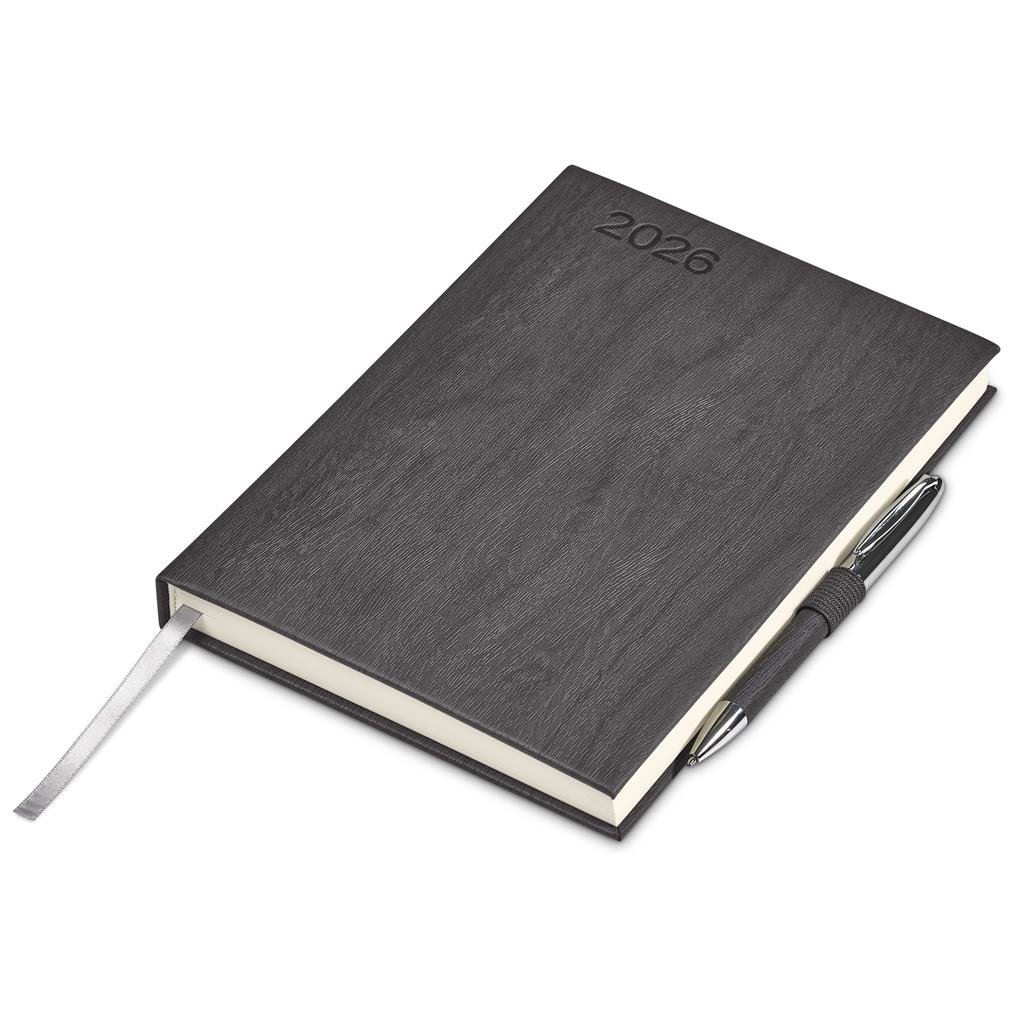 Oakridge A5 2026 Diary GREY - Diaries 2026,Diaries