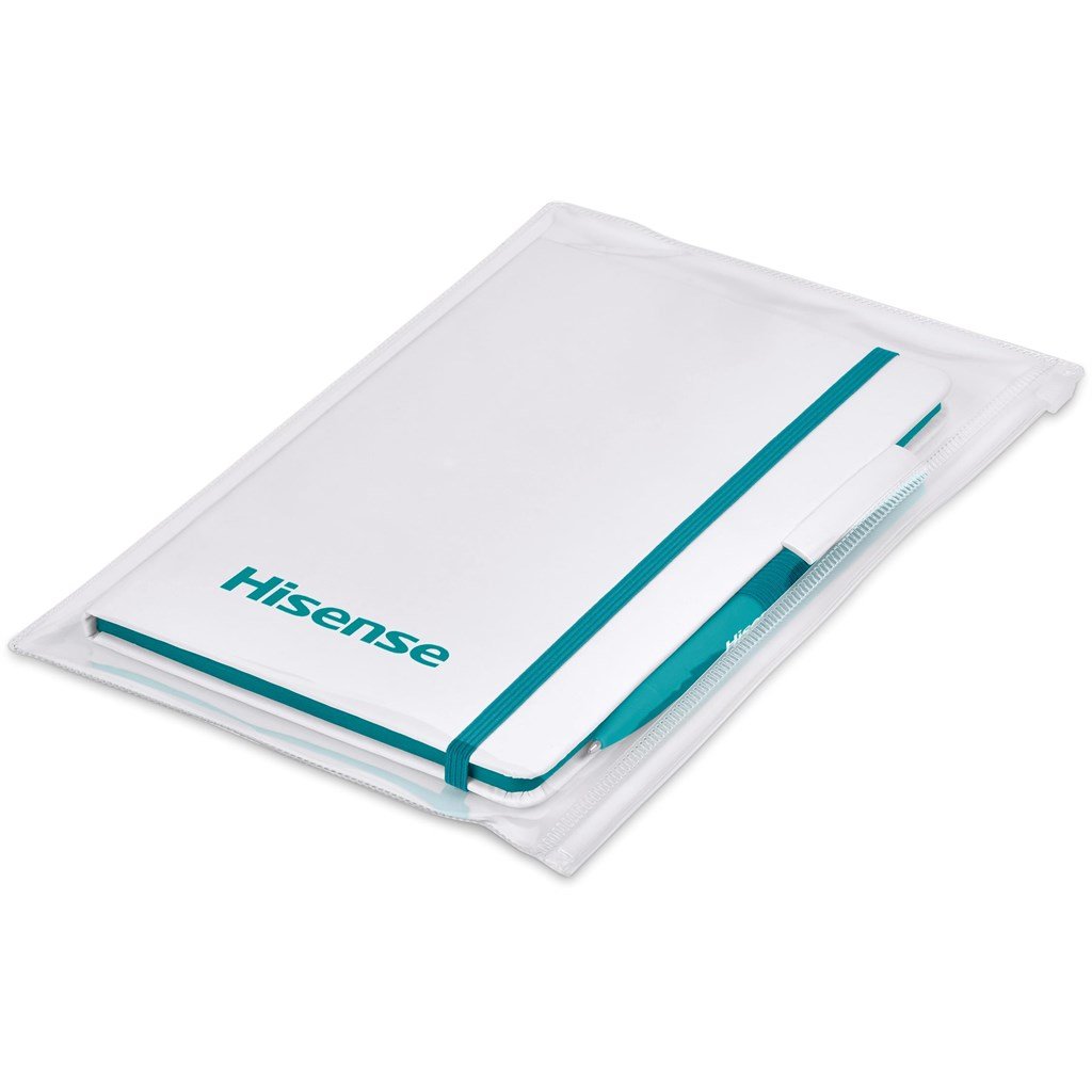 Olson Notebook & Pen Set TURQUOISE - Ideas for Conferences,Notebook Sets