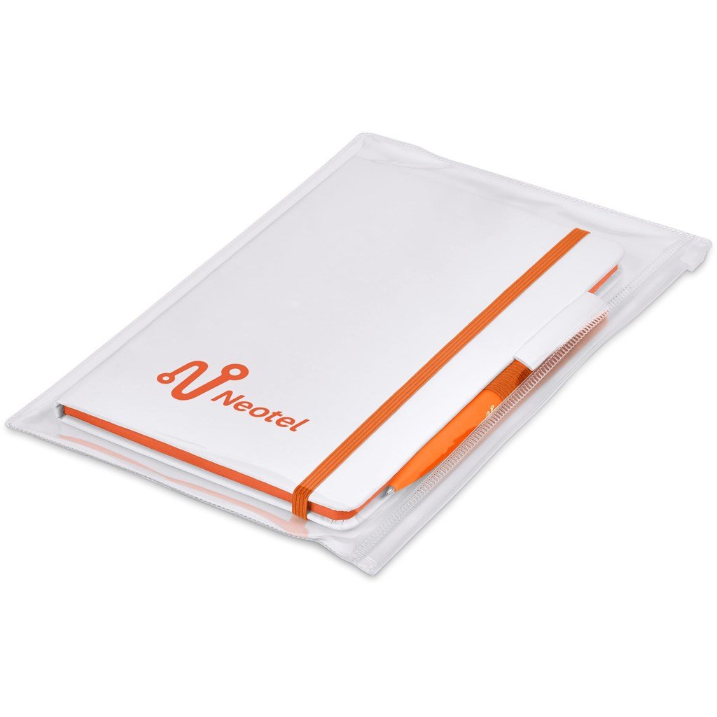 Olson Notebook & Pen Set ORANGE - Ideas for Conferences,Notebook Sets