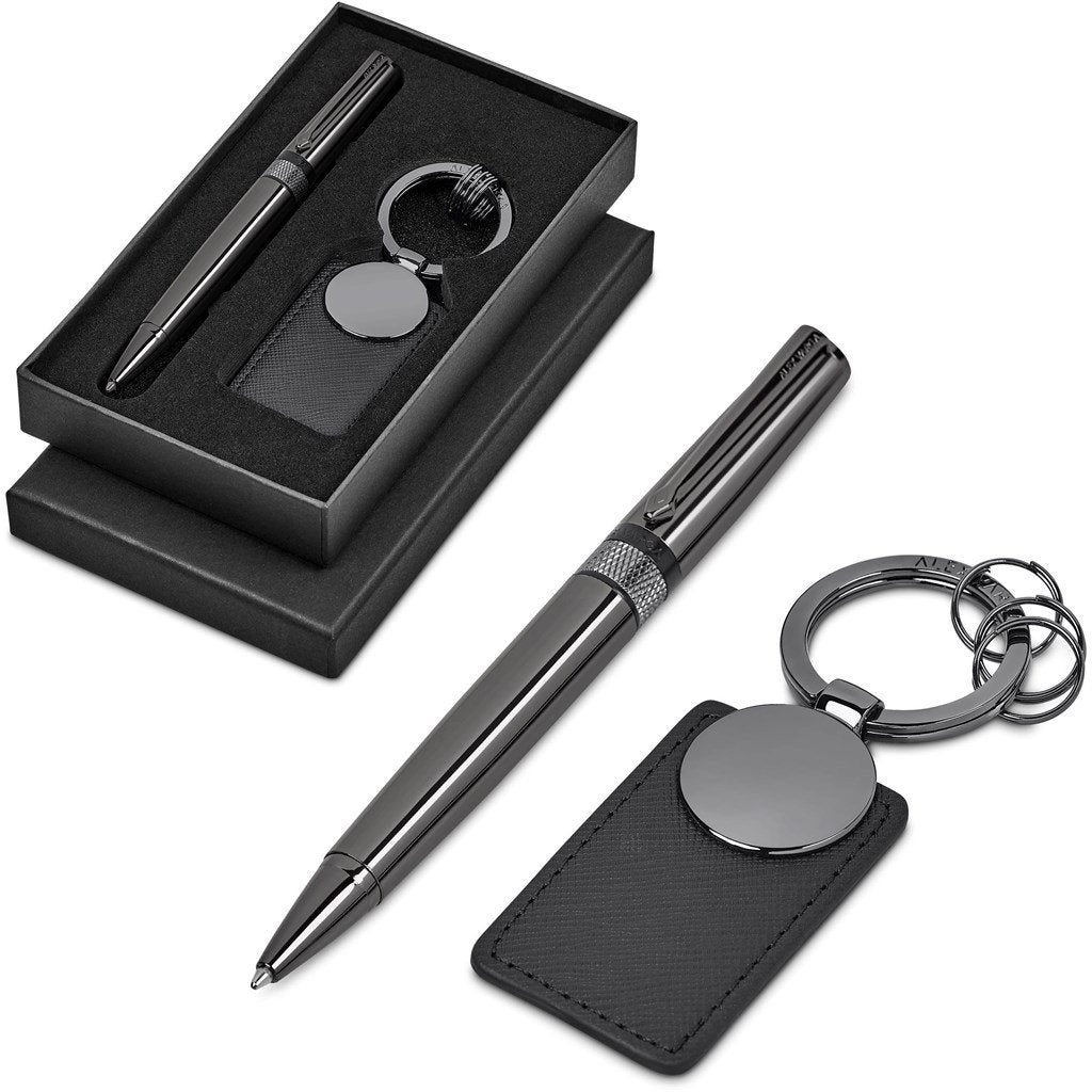 Olsson Gift Set GUN METAL - Alex Varga Premium Sets,Executive Sets