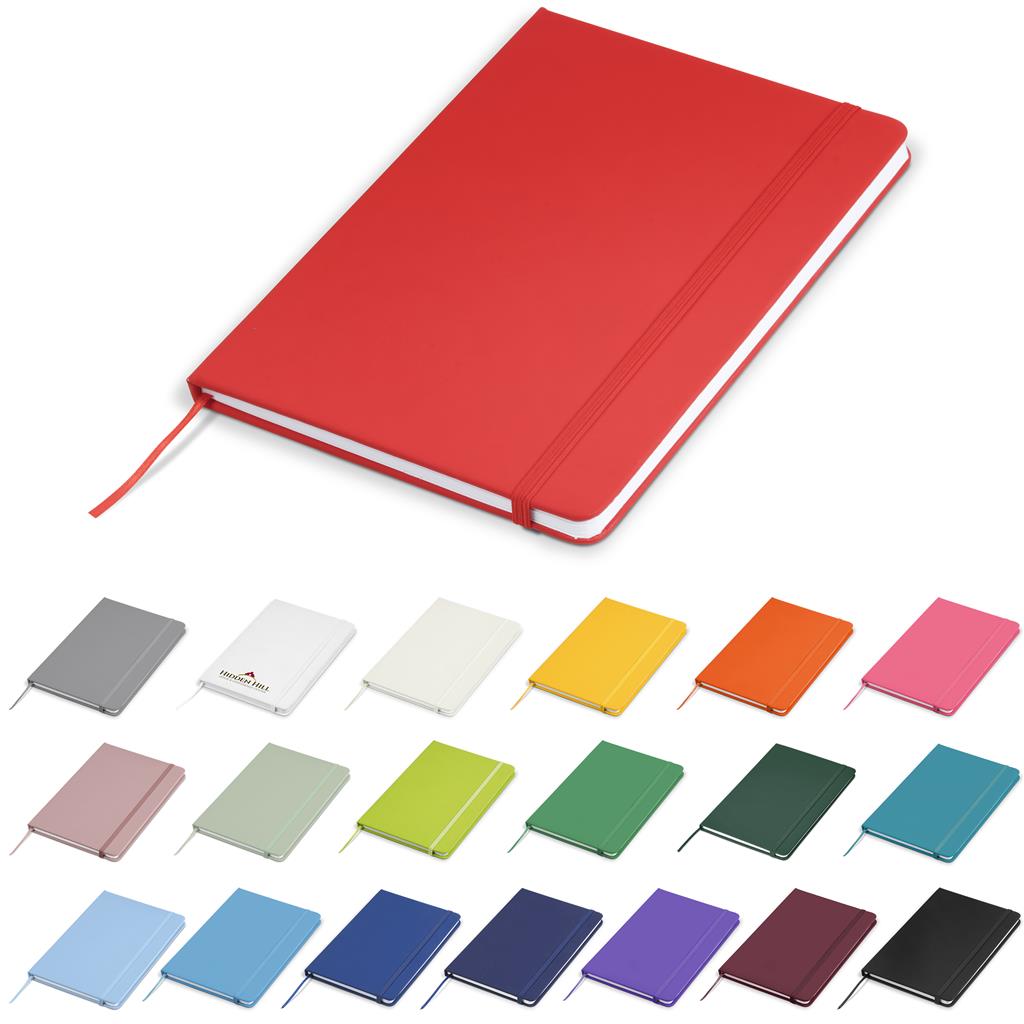 Omega A5 Hard Cover Notebook - Notebooks & Notepads