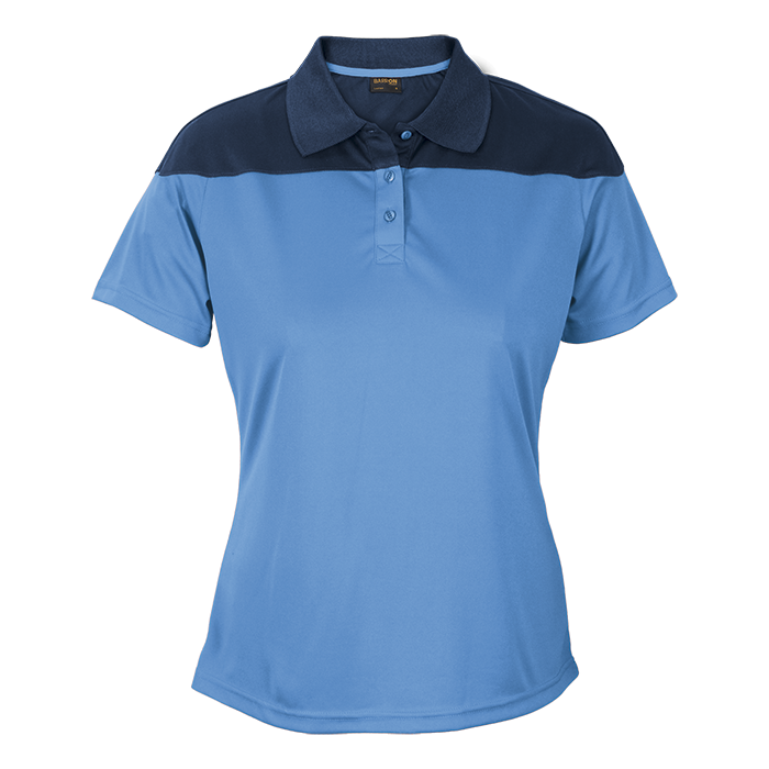 Omega Golfer Ladies Atlantic Blue/Navy / XS / Last Buy - Golf Shirts
