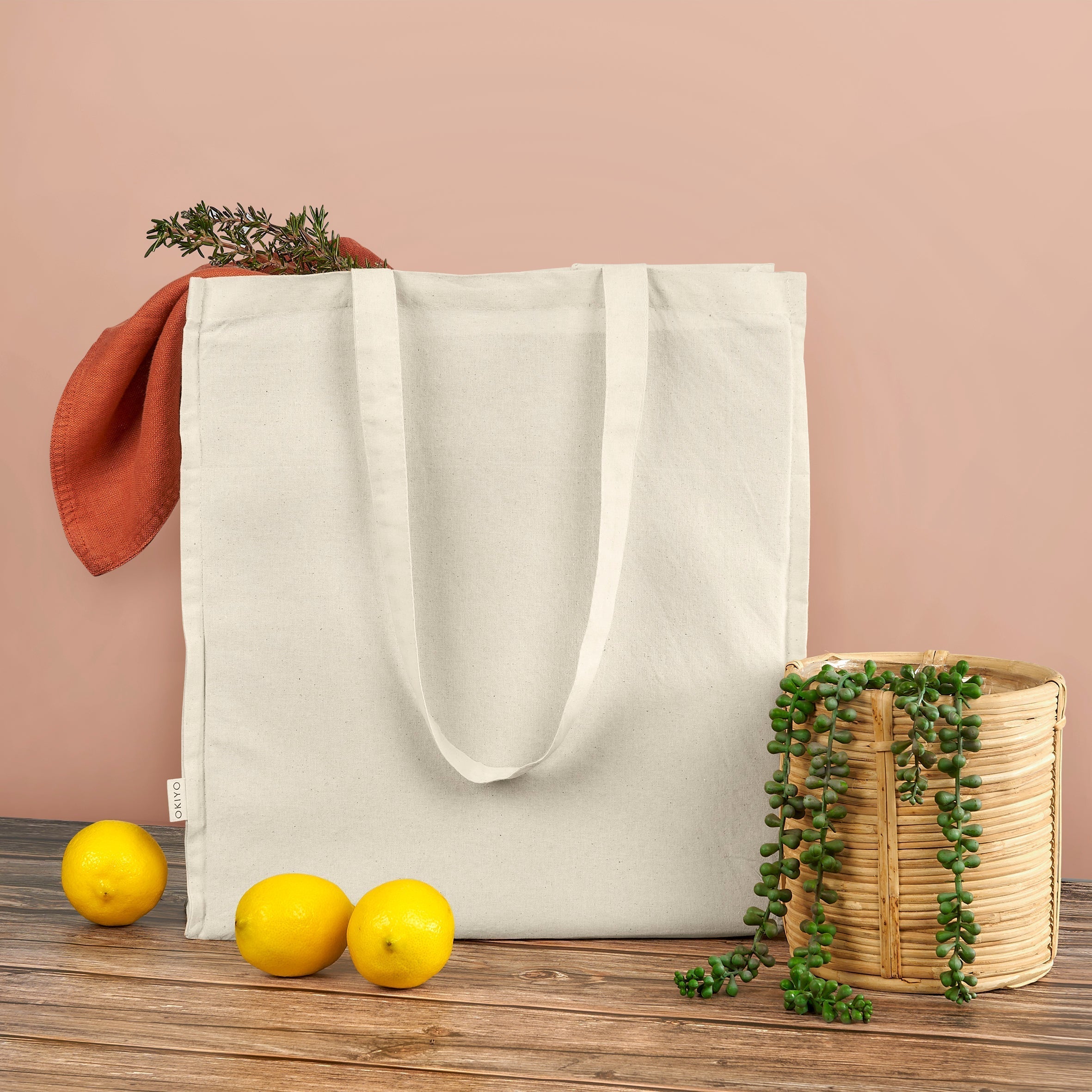 Ookii Cotton Shopper Natural / NT - Shopping Totes