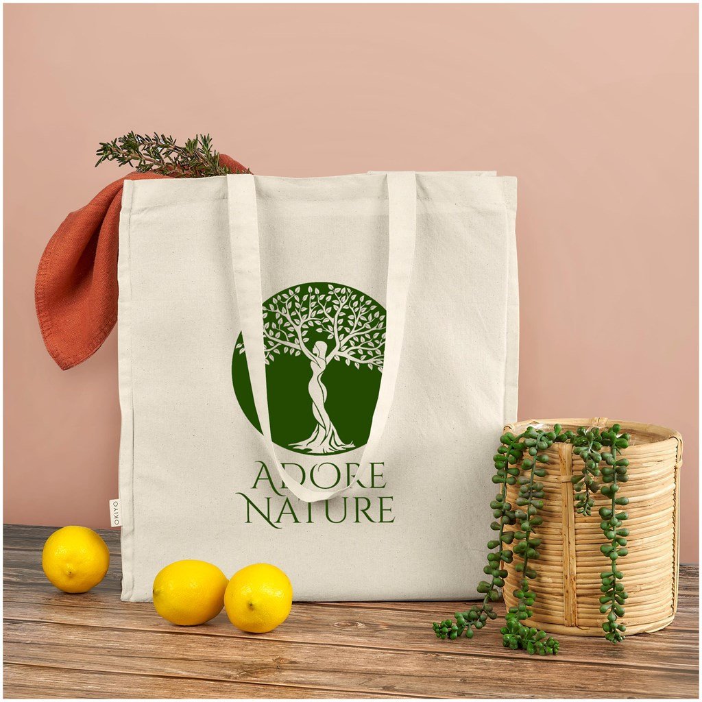 Ookii Cotton Shopper Natural / NT - Shopping Totes