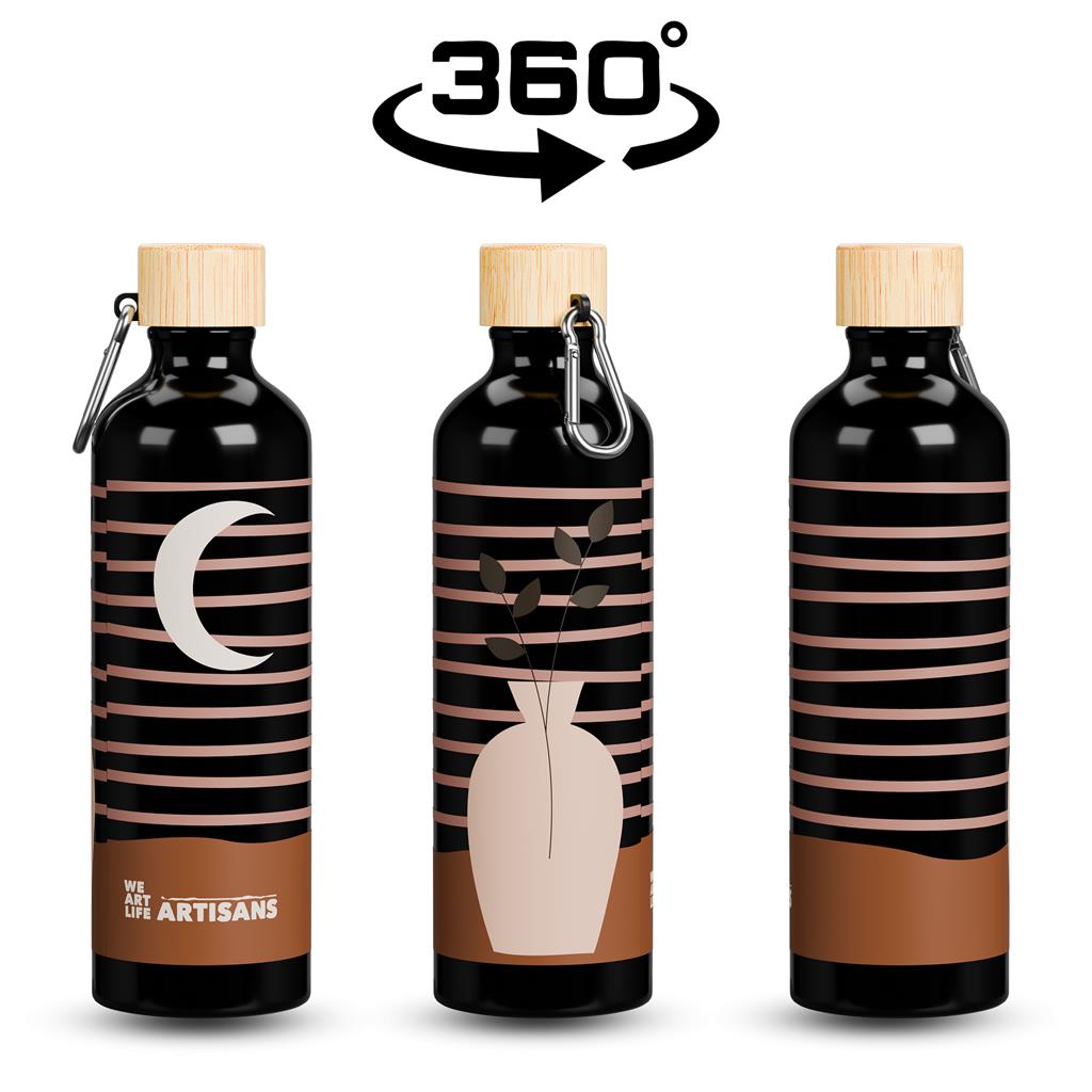 Origen Bottle in Bianca Custom Gift Box BLACK - Bottles Flasks And Tall Tumblers In Boxes,Custom Packaging