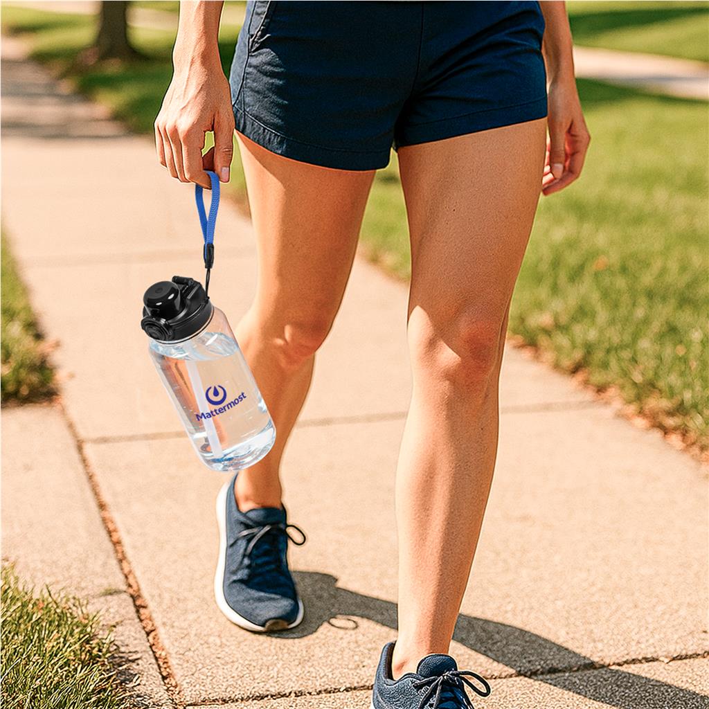 Ortega Recycled PET Water Bottle – 1Litre - Bottles,Recycled Products,Recycled Drinkware,Drinkware