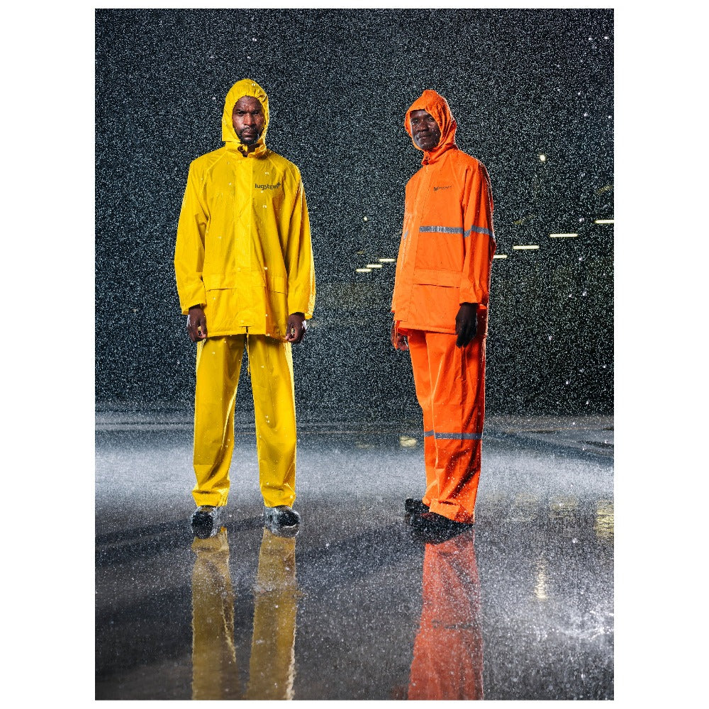 Outdoor Hi-Viz Reflective Polyester/PVC Rainsuit