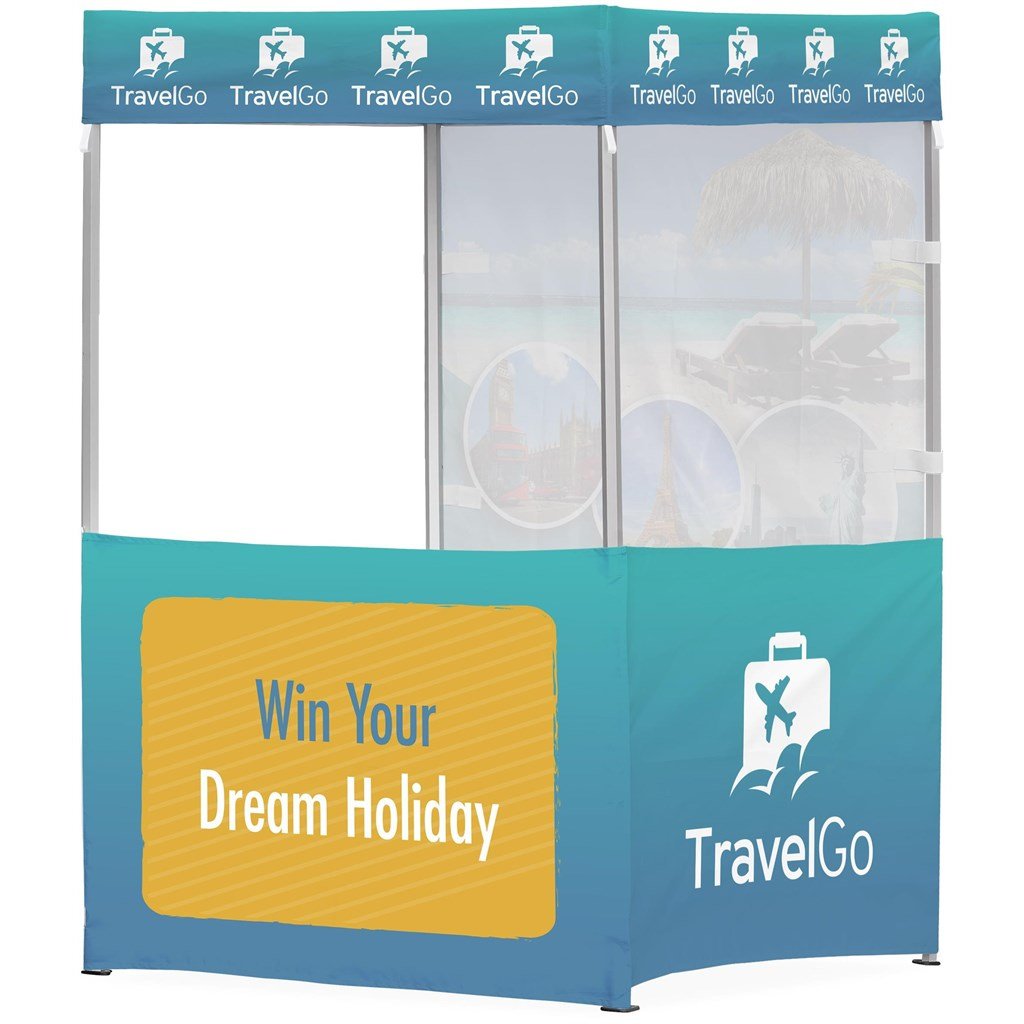 Ovation Sublimated Gazebo 1.5m X - 2 Half-Wall Skins - 1 Full-Wall Skin - Canopies & Gazebos