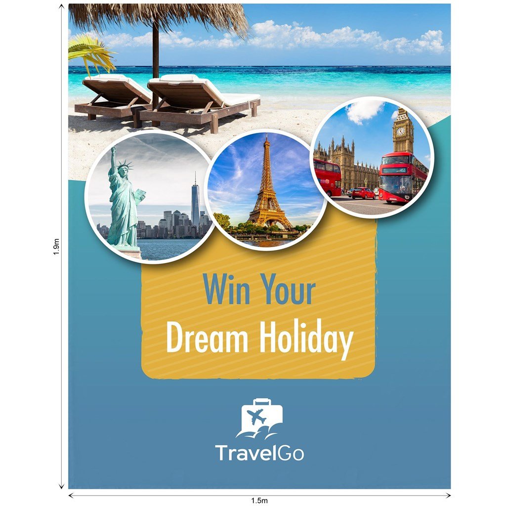 Ovation Sublimated Gazebo 1.5m X - Full-Wall (Excludes Hardware) - Canopies & Gazebos