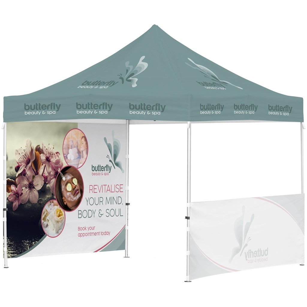 Ovation Sublimated Gazebo 3m X - 1 Half-Wall Skin - Full-Wall - Canopies & Gazebos
