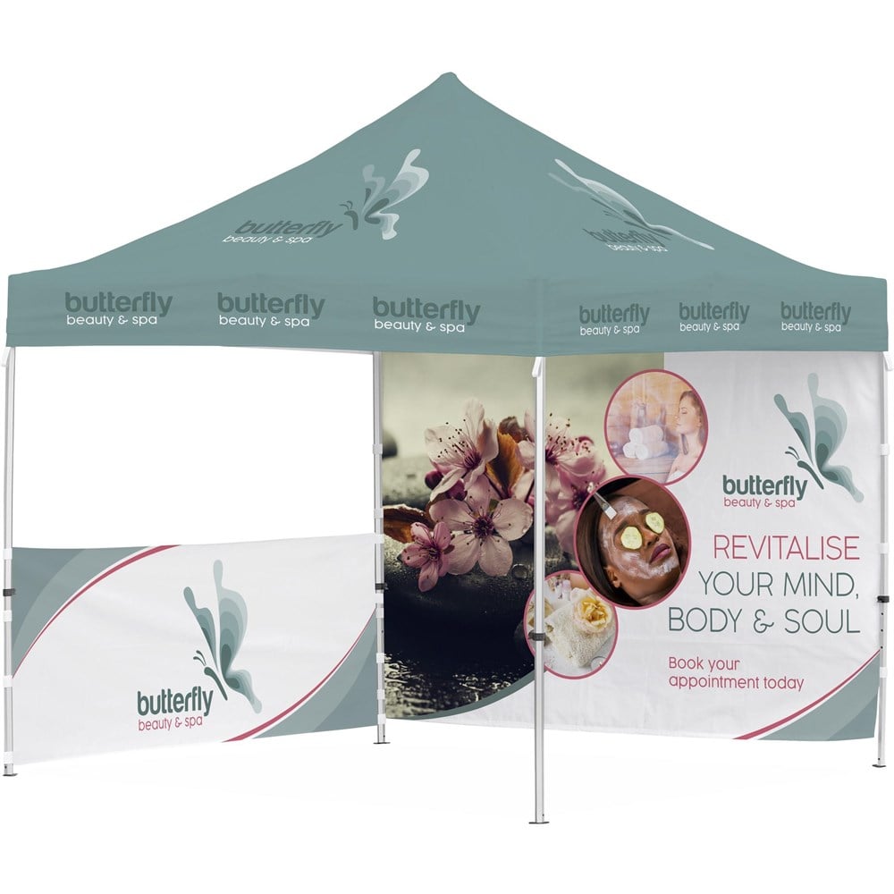 Ovation Sublimated Gazebo 3m X - 1 Half-Wall Skin - Full-Wall - Canopies & Gazebos