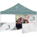Ovation Sublimated Gazebo 3m X 3m - 2 Half-Wall Skins - 1 Full-Wall Skin-Canopies & Gazebos