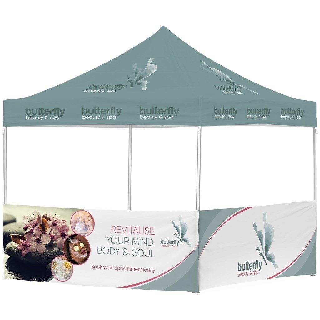 Ovation Sublimated Gazebo 3m X - 2 Half-Wall Skins - Canopies & Gazebos