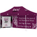 Ovation Sublimated Gazebo 4.5m X 3m - 1 Long Full-Wall Skin - Short - Canopies & Gazebos