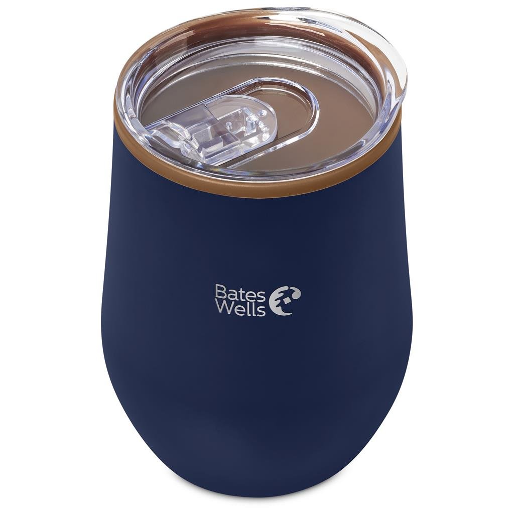 Ovolo Stainless Steel & Plastic Double-Wall Tumbler – 350ml - Travel Mugs and Tumblers,Drinkware