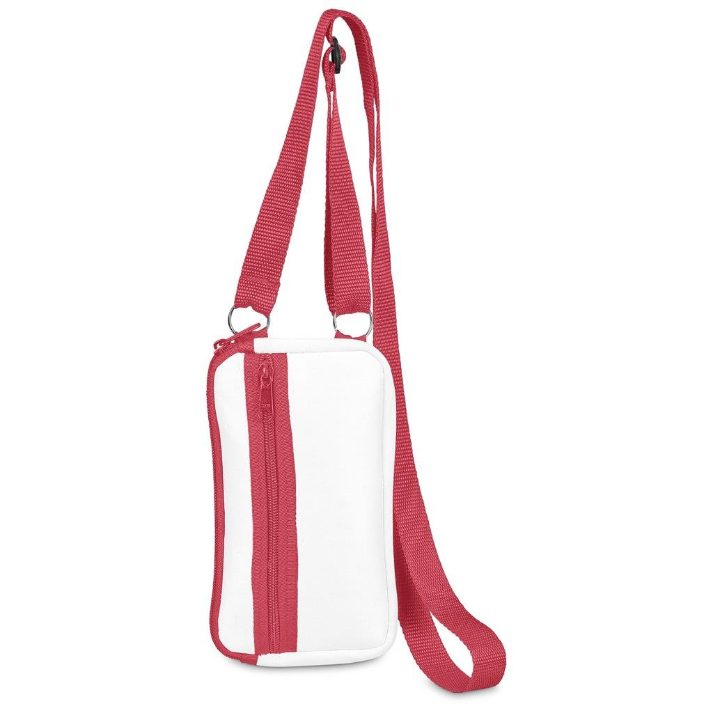 Custom Paarl Neoprene Cell Phone Pouch RED - Crossbody and Waist Bags,Custom Bags