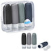 Pack Mate Silicone Travel Set TRANSPARENT - Accessories,Personal Care And Pamper,Travel Essentials,Personal Pamper