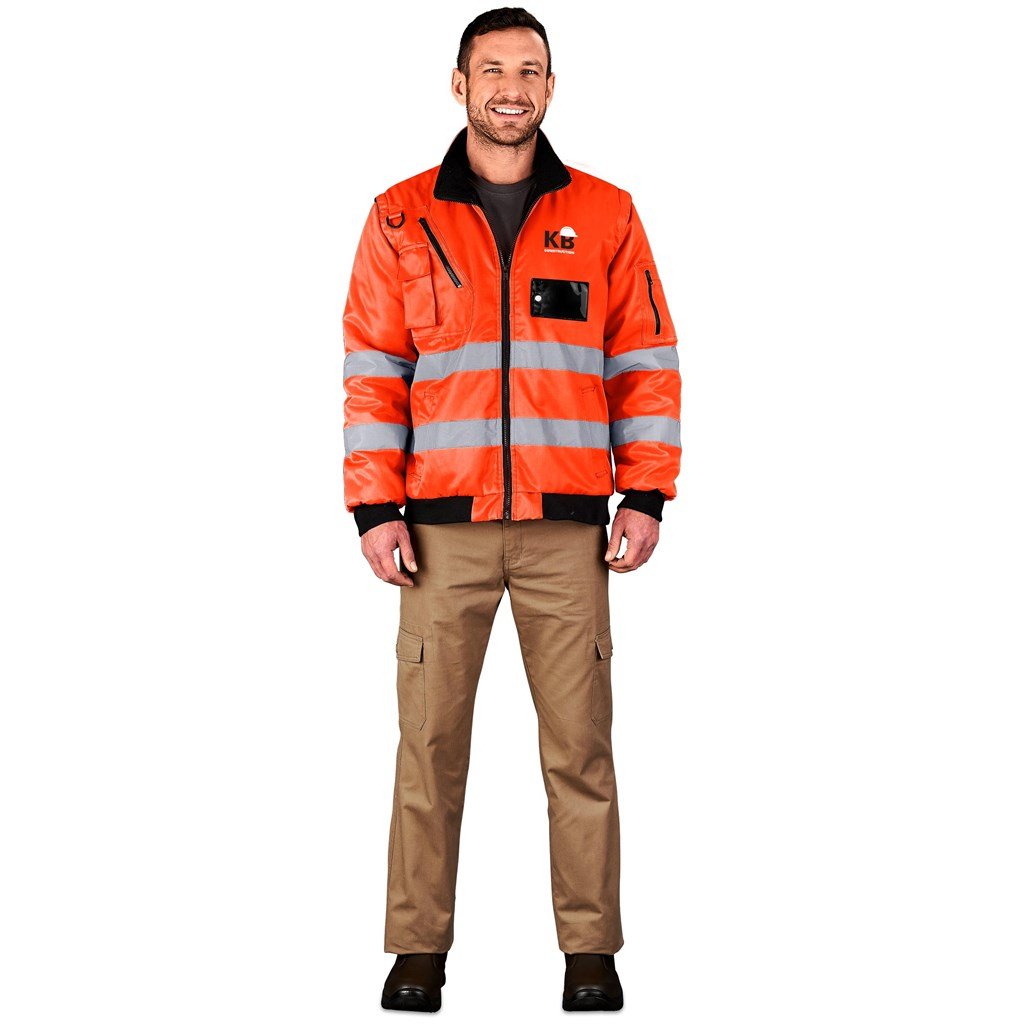 Padded High Visibility Reflective Bunny Jacket