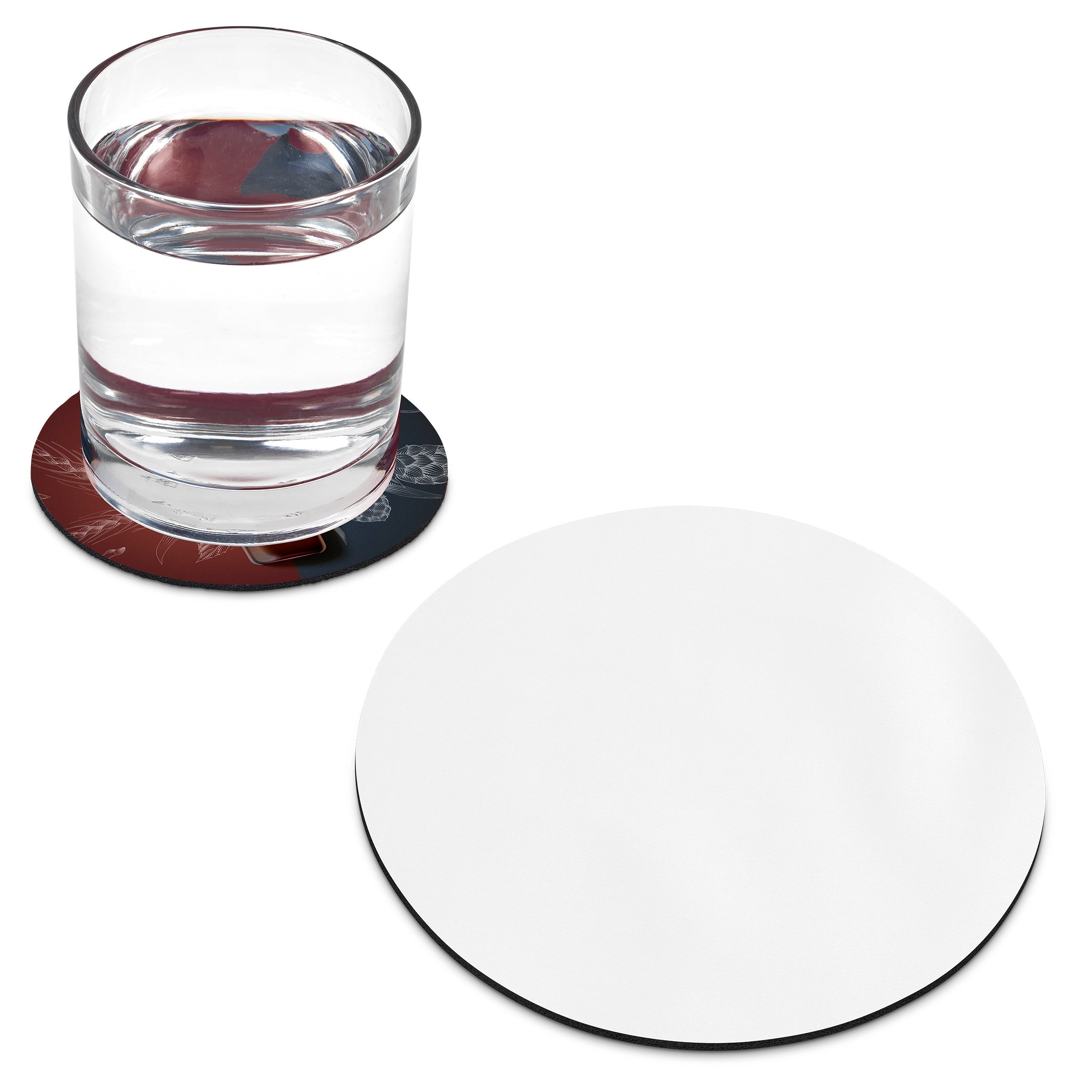 Palmos Full Colour Sublimation Coaster Solid White / SW - Coasters
