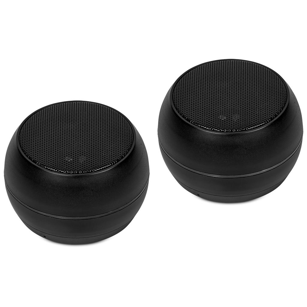 Pamplona Bluetooth Speaker Duo Set BLACK - Speakers,Technology