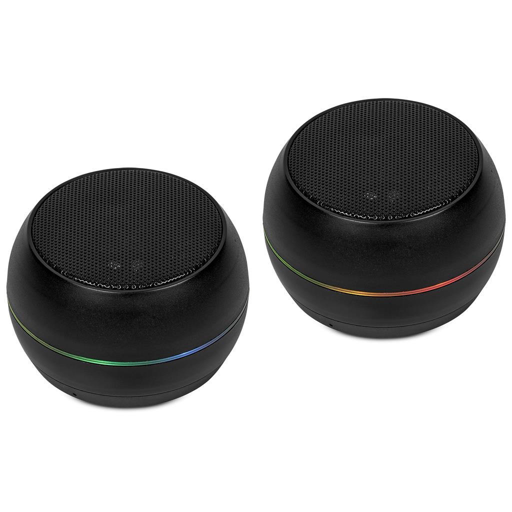 Pamplona Bluetooth Speaker Duo Set BLACK - Speakers,Technology