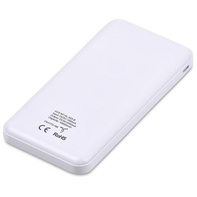 Panorama Power Bank - 10,000 mAh SOLID WHITE - Banks,Technology