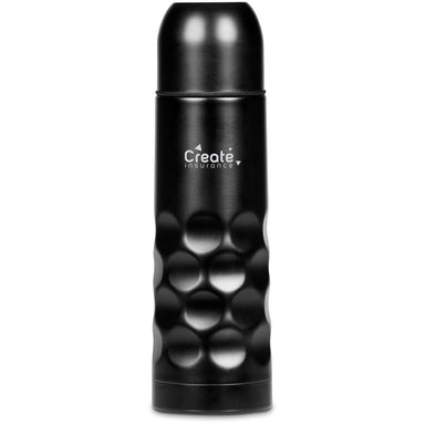 Patterned Stainless Steel Vacuum Flask - 500ml - Drinkware