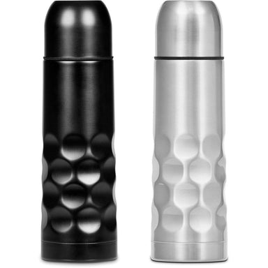 Patterned Stainless Steel Vacuum Flask - 500ml - Drinkware