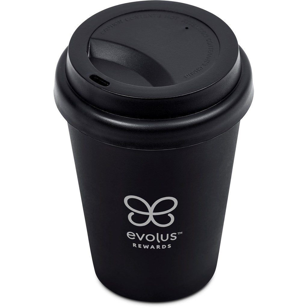 Perk Recycled Plastic Double-Wall Tumbler – 300ml - Travel Mugs and Tumblers,Drinkware,Recycled Drinkware
