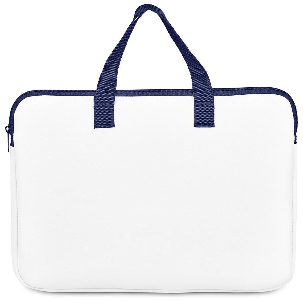 Custom Plett Neoprene 13-inch Laptop Sleeve with Handles NAVY - Tech Sleeves,Custom Sleeves