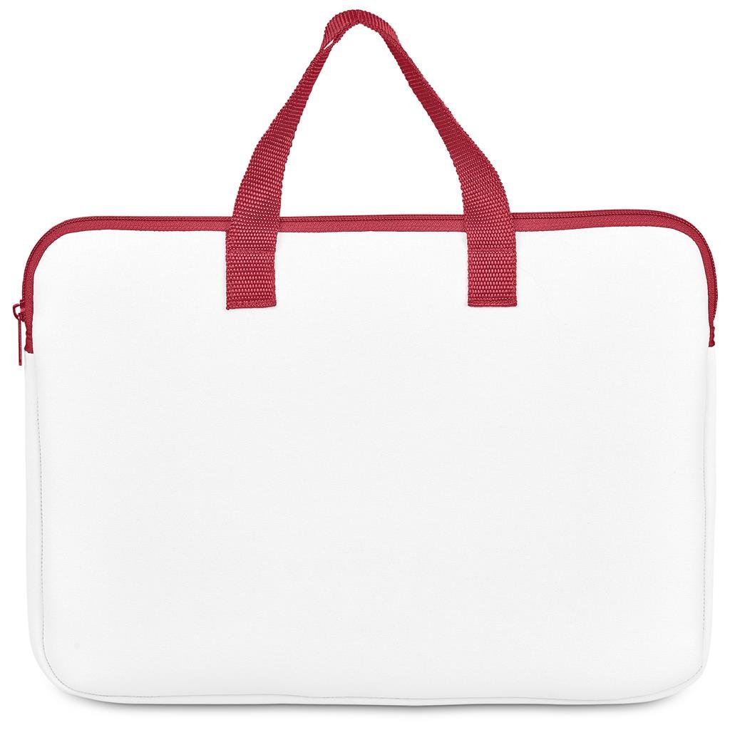 Custom Plett Neoprene 13-inch Laptop Sleeve with Handles RED - Tech Sleeves,Custom Sleeves