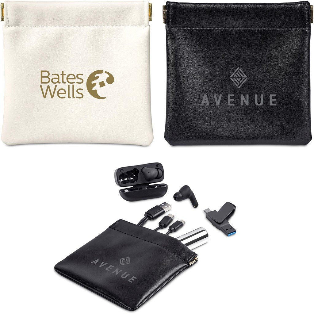 Plush PU Tech & Accessory Pouch - Pouches,Bags,Bags