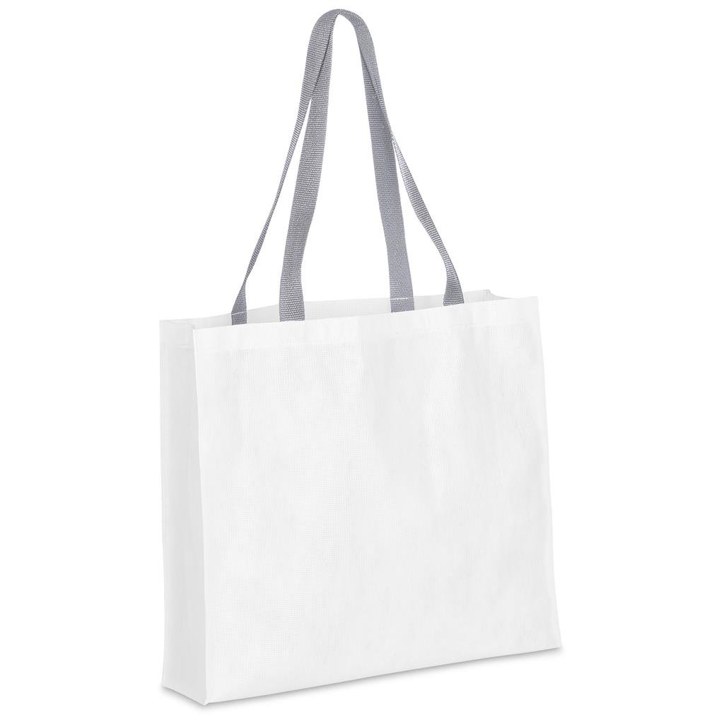 PPS Custom Footloose RPET Stitch-Bond Shopper GREY - and Tote Bags