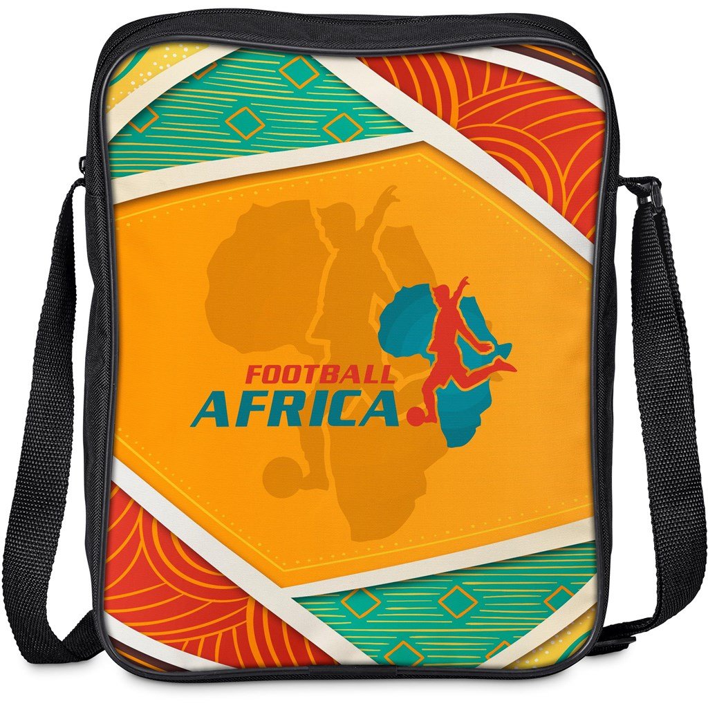 Pre-Printed Sample Custom A4 Crossbody Seminar Bag BLACK - Conference Bags,Custom and Waist Bags