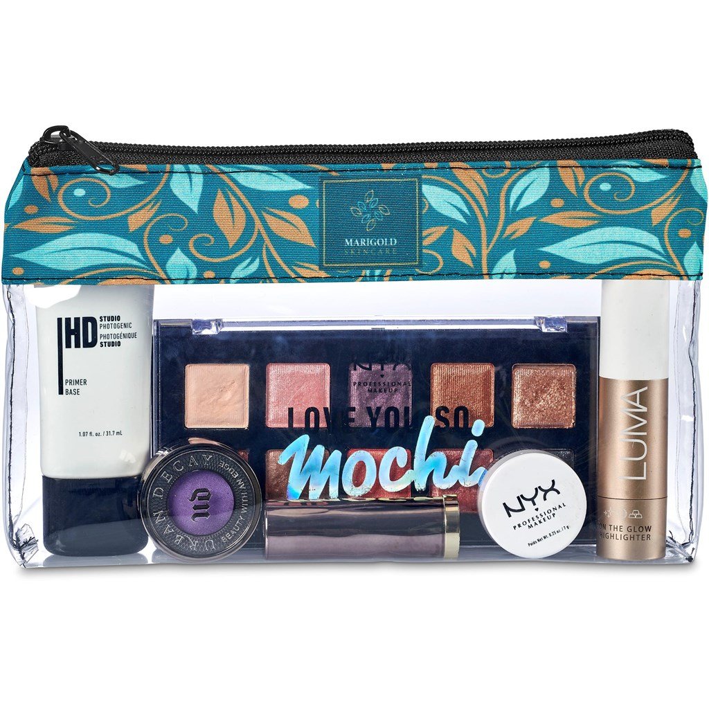 Pre-Printed Sample Custom Cairo Cosmetic Bag TRANSPARENT - Toiletry and Bags
