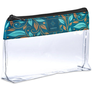 Pre-Printed Sample Custom Cairo Cosmetic Bag TRANSPARENT - Toiletry and Bags