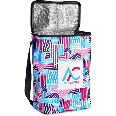 Pre-Printed Sample Custom Chiller Cooler Bag - 16 - Can BLACK - Coolers and Lunchware