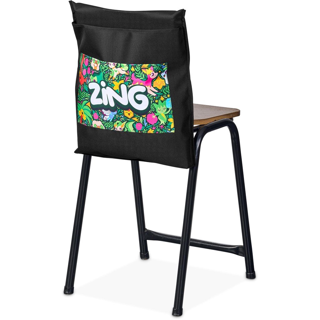 Pre-Printed Sample Custom Doon Chair Bag BLACK - School Accessories