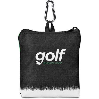 Pre-Printed Sample Custom Downs Golf Give Away Bag BLACK - Sports and Fitness