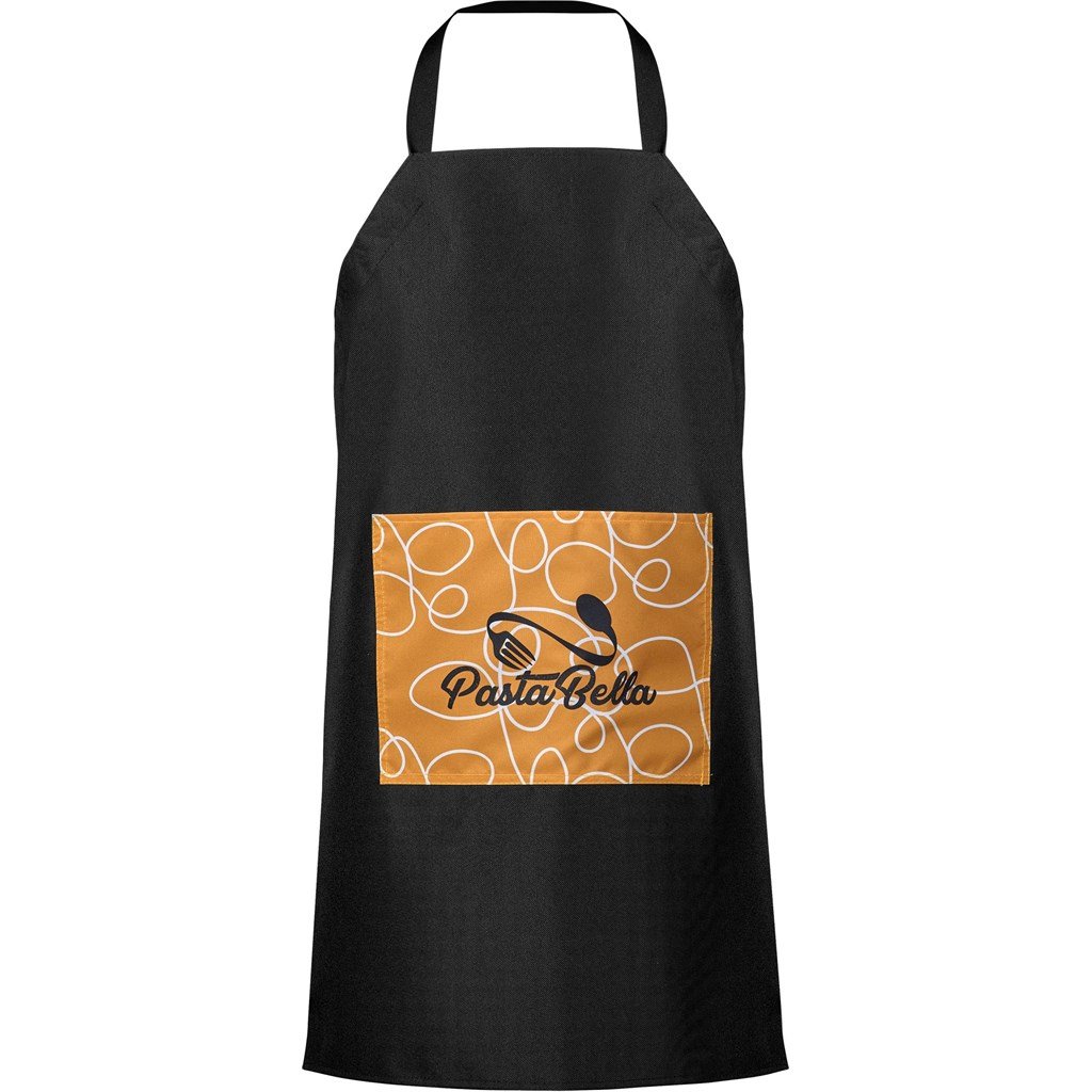 Pre-Printed Sample Custom Grillmaster Apron BLACK - Home and Living