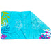 Pre-Printed Sample Custom Hula Beach Towel - Double-Sided Branding SOLID WHITE - and Outdoor