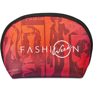 Pre-Printed Sample Custom Isabella Neoprene Maxi Cosmetic Bag BLACK - Toiletry and Bags