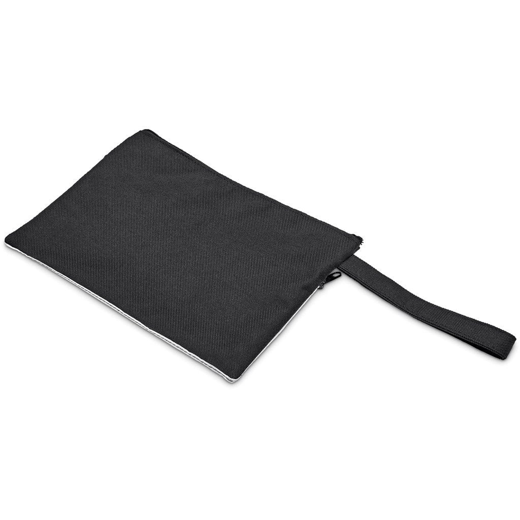 Pre-Printed Sample Custom Killarney Multi Purpose Carry Pouch BLACK - Toiletry and Cosmetic Bags