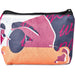 Pre-Printed Sample Custom Leanne Recycled PET Stitch-Bond Mini Toiletry Bag BLACK - and Cosmetic Bags