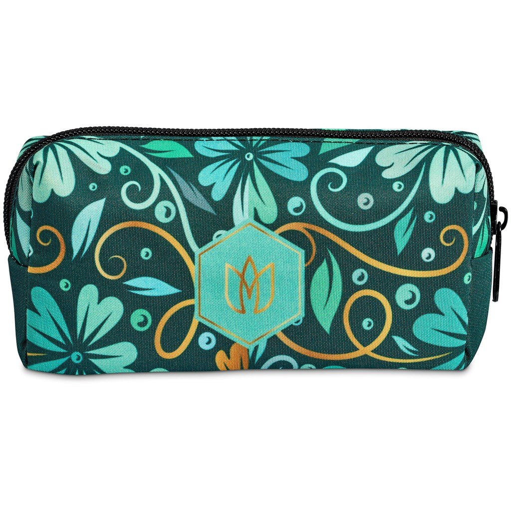 Pre-Printed Sample Custom Mandy Makeup Bag BLACK - Toiletry and Cosmetic Bags