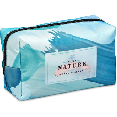 Pre-Printed Sample Custom Mandy Toiletry Bag BLACK - and Cosmetic Bags